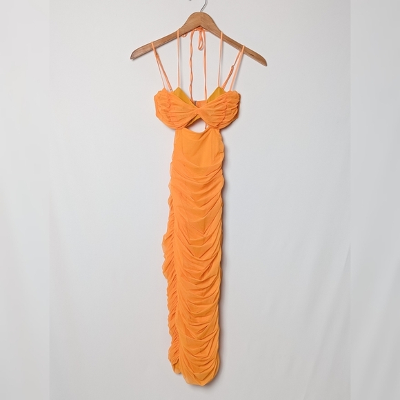 HOUSE OF CB Tibi Dress Orange XS - Picture 11 of 14